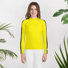 Youth Girls Bruce Lee Kill Bill Rash Guard and Leggings Martial Arts Set