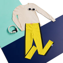 Youth Girls Bruce Lee Kill Bill Rash Guard and Leggings Martial Arts Set