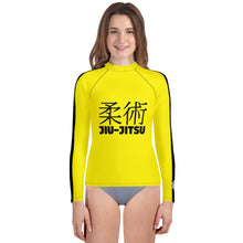 Youth Girls Classic Jiu-Jitsu Long Sleeve Bruce Lee Game of Death Rash Guard