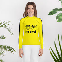 Youth Girls Classic Jiu-Jitsu Long Sleeve Bruce Lee Game of Death Rash Guard