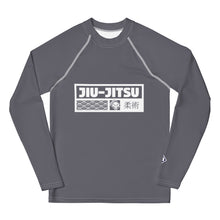 Youth Girls Elite BJJ Rash Guard – Long Sleeve Martial Arts Training Top - Charcoal