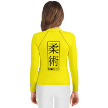Youth Girls Grappling Compression Shirt – Long Sleeve BJJ Rash Guard - Golden Sun