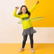 Youth Girls Grappling Compression Shirt – Long Sleeve BJJ Rash Guard - Golden Sun