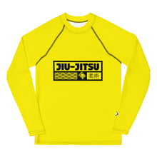 Youth Girls Grappling Compression Shirt – Long Sleeve BJJ Rash Guard - Golden Sun