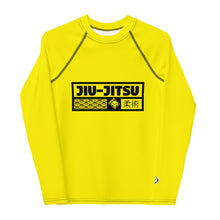 Youth Girls Grappling Compression Shirt – Long Sleeve BJJ Rash Guard - Golden Sun