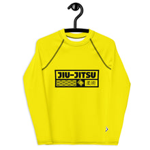 Youth Girls Grappling Compression Shirt – Long Sleeve BJJ Rash Guard - Golden Sun