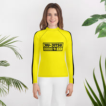 Youth Girls Jiu-Jitsu Long Sleeve Bruce Lee Game of Death Rash Guard