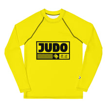 Youth Girls Judo Athletic Rash Guard – Long Sleeve Martial Arts Performance Wear - Golden Sun Exclusive Girls Judo Long Sleeve Rash Guard Youth