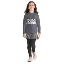 Youth Girls Judo Compression Rash Guard – Long Sleeve Martial Arts Performance Top - Charcoal Exclusive Girls Judo Long Sleeve Rash Guard Youth