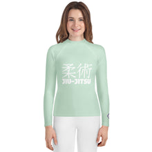 Youth Girls Long Sleeve BJJ Shirt – Classic Jiu-Jitsu Fit & Feel – Surf Crest