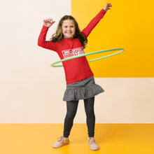 Youth Girls Long Sleeve Jiu-Jitsu Rash Guard – BJJ Training Shirt - Scarlet