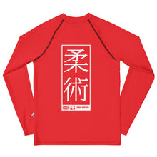 Youth Girls Long Sleeve Jiu-Jitsu Rash Guard – BJJ Training Shirt - Scarlet