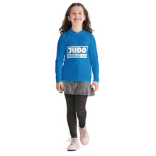 Youth Girls Long Sleeve Judo Rash Guard – Martial Arts Compression Shirt - Azul Exclusive Girls Judo Long Sleeve Rash Guard Youth
