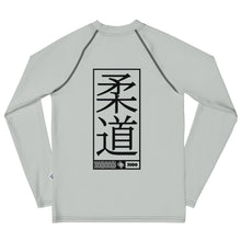 Youth Girls Long Sleeve Judo Rash Guard – Training and Competition Apparel - Smoke Exclusive Girls Judo Long Sleeve Rash Guard Youth