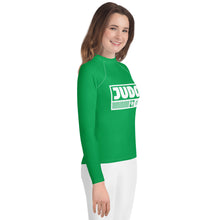 Youth Girls Long Sleeve Martial Arts Rash Guard – Judo Training Gear - Jade Exclusive Girls Judo Long Sleeve Rash Guard Youth