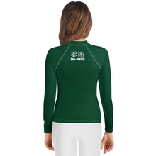 Youth Girls Long Sleeve Rash Guard – Timeless Jiu-Jitsu Design – Sherwood Forest