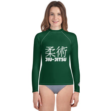 Youth Girls Long Sleeve Rash Guard – Timeless Jiu-Jitsu Design – Sherwood Forest