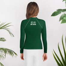 Youth Girls Long Sleeve Rash Guard – Timeless Jiu-Jitsu Design – Sherwood Forest