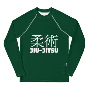Youth Girls Long Sleeve Rash Guard – Timeless Jiu-Jitsu Design – Sherwood Forest