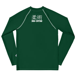Youth Girls Long Sleeve Rash Guard – Timeless Jiu-Jitsu Design – Sherwood Forest