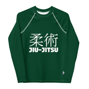 Youth Girls Long Sleeve Rash Guard – Timeless Jiu-Jitsu Design – Sherwood Forest