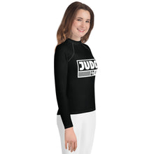 Youth Girls Martial Arts Rash Guard – Long Sleeve Judo Training Top - Noir Exclusive Girls Judo Long Sleeve Rash Guard Youth