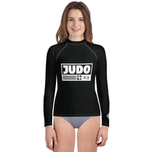 Youth Girls Martial Arts Rash Guard – Long Sleeve Judo Training Top - Noir Exclusive Girls Judo Long Sleeve Rash Guard Youth
