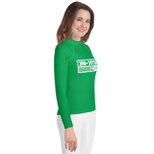 Youth Girls No-Gi Grappling Rash Guard – Long Sleeve Fightwear - Jade