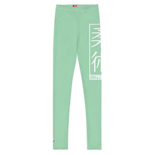 Youth Girls Performance Leggings – BJJ Yoga Pants for Movement - Vista Blue