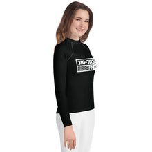 Youth Girls Premium BJJ Rash Guard – Long Sleeve No-Gi Training Top - Noir Exclusive Girls Jiu-Jitsu Long Sleeve Rash Guard Youth