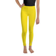 Youth Girls Solid Color Leggings – Gym, Dance & Outdoor Ready - Golden Sun