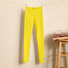 Youth Girls Solid Color Leggings – Gym, Dance & Outdoor Ready - Golden Sun