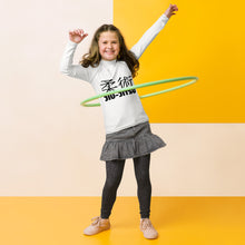 Youth Girls Training Rash Guard – Classic Long Sleeve Jiu-Jitsu Shirt – Snow