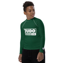Youth Judo Rash Guard for Boys – Long Sleeve Martial Arts Training Top - Sherwood Forest Boys Exclusive Judo Long Sleeve Rash Guard Youth