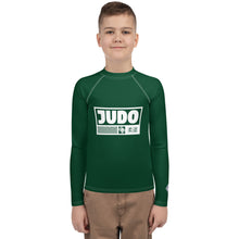 Youth Judo Rash Guard for Boys – Long Sleeve Martial Arts Training Top - Sherwood Forest Boys Exclusive Judo Long Sleeve Rash Guard Youth