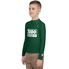 Youth Judo Rash Guard for Boys – Long Sleeve Martial Arts Training Top - Sherwood Forest Boys Exclusive Judo Long Sleeve Rash Guard Youth
