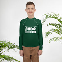 Youth Judo Rash Guard for Boys – Long Sleeve Martial Arts Training Top - Sherwood Forest Boys Exclusive Judo Long Sleeve Rash Guard Youth