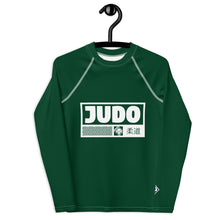 Youth Judo Rash Guard for Boys – Long Sleeve Martial Arts Training Top - Sherwood Forest Boys Exclusive Judo Long Sleeve Rash Guard Youth