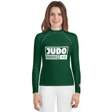 Youth Judo Rash Guard for Girls – Long Sleeve Martial Arts Training Top - Sherwood Forest
