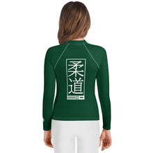 Youth Judo Rash Guard for Girls – Long Sleeve Martial Arts Training Top - Sherwood Forest