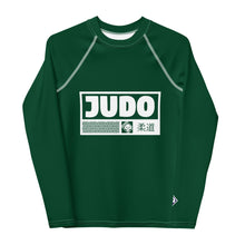 Youth Judo Rash Guard for Girls – Long Sleeve Martial Arts Training Top - Sherwood Forest