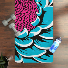 Pop Art Yoga Mat - Roy Lichtenstein Inspired Dahalia Print 002 - Soldier Complex