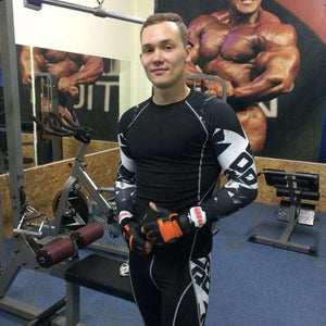 Critical Power 2 Long Sleeve No Gi BJJ Compression Rash Guard, Leggings & Shorts for Jiu Jitsu, MMA, Grappling & Wrestling Kit - Soldier Complex