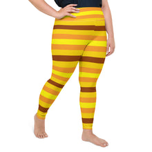 Women's High Waist Plus Size Striped Honey Comb Leggings Yoga Pants Exclusive Leggings Plus Size Plus Sized Leggings Tights Womens